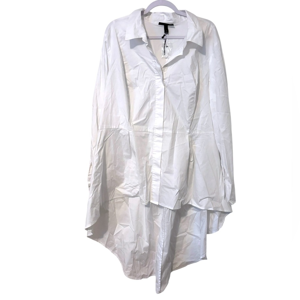 NWT! Lane Bryant Hi-lo Swing Button Down Blouse
